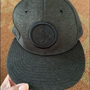 Dark Gray Steelers Hat